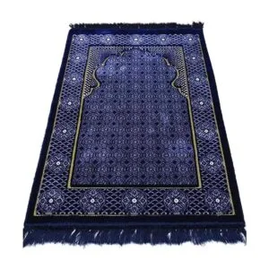 Modefa Alfombra de oración islámica turca tradicional_7