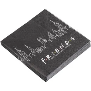 Silver Buffalo Friends New York Skyline Juego de platos_4