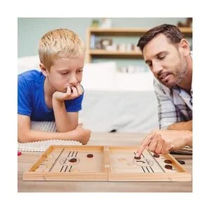 Juegoal Juego de discos de madera 4 en 1 para niños y_2