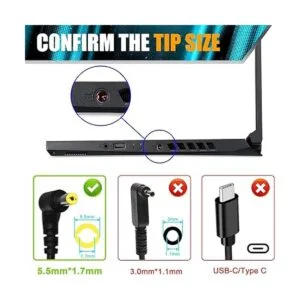 Cargador de portátil de 135 W para Acer Nitro 5 AN51551_3