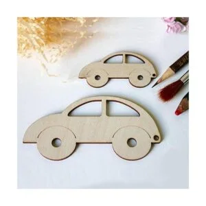 HOIGON 100 piezas rectangulares de madera sin acabar 4 x_6