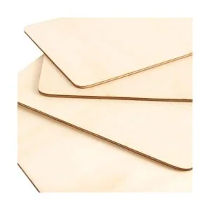HOIGON 100 piezas rectangulares de madera sin acabar 4 x_3