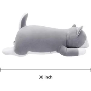 Husky Almohada de animales de peluche almohada corporal_4