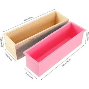 JEUIHAU Juego de 3 moldes de silicona para pan de jabón de_2