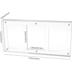 Auveach Paquete de 1 marco acrílico 35PT TCG triple para_6