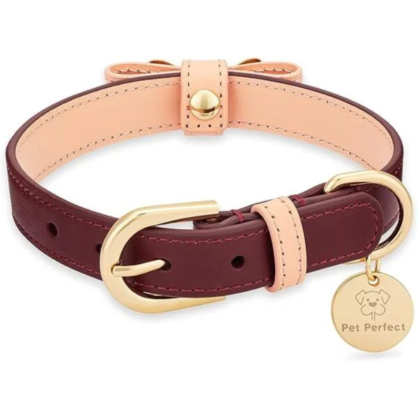 Pet Perfect Collar de perro rosa Collar de perro de_2