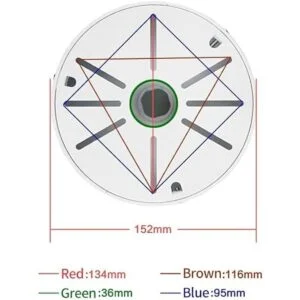 Compcctv Cámara domo universal resistente para cámara de_3