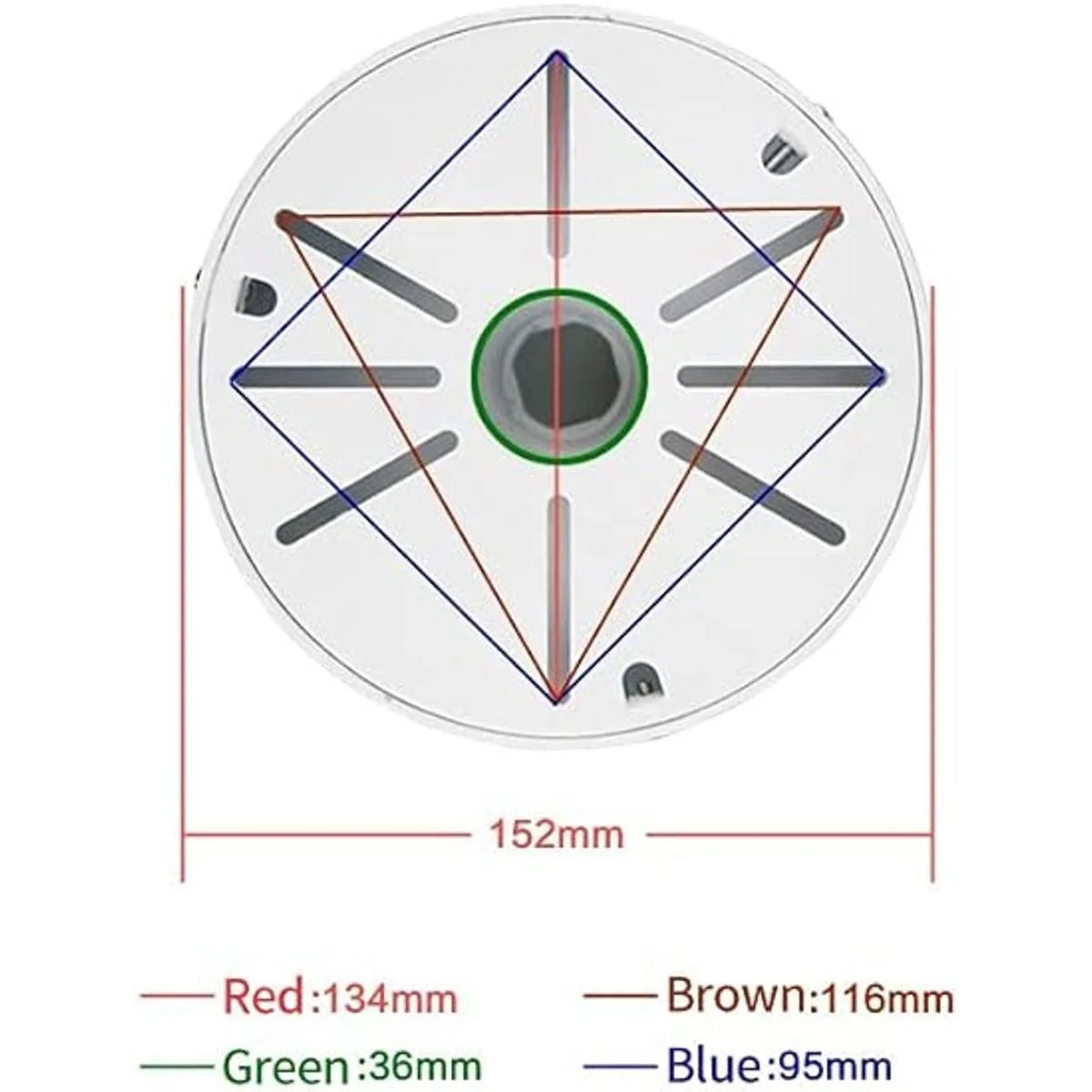 Compcctv Cámara domo universal resistente para cámara de_3
