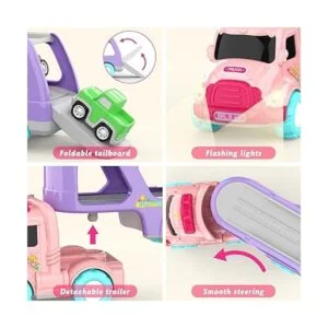 LASCOTON Juguetes para niñas de 1 a 2 años camión_4