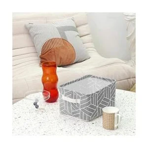6 cestas de almacenamiento plegables de tela mini caja_7
