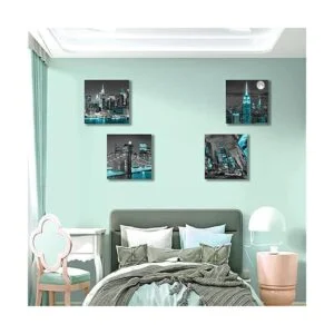 AnZhongArt Lienzo de la ciudad de Nueva York para pared_5