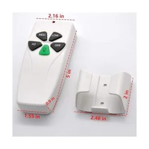 Kit de control remoto y receptor de ventilador de techo_2