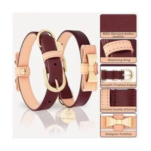 Pet Perfect Collar de perro rosa Collar de perro de_5