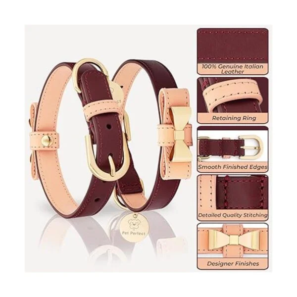 Pet Perfect Collar de perro rosa Collar de perro de_5