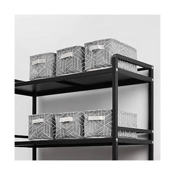 6 cestas de almacenamiento plegables de tela mini caja_5