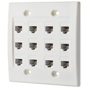 IBL Placa de pared Ethernet Keystone Cat6 hembra a_1