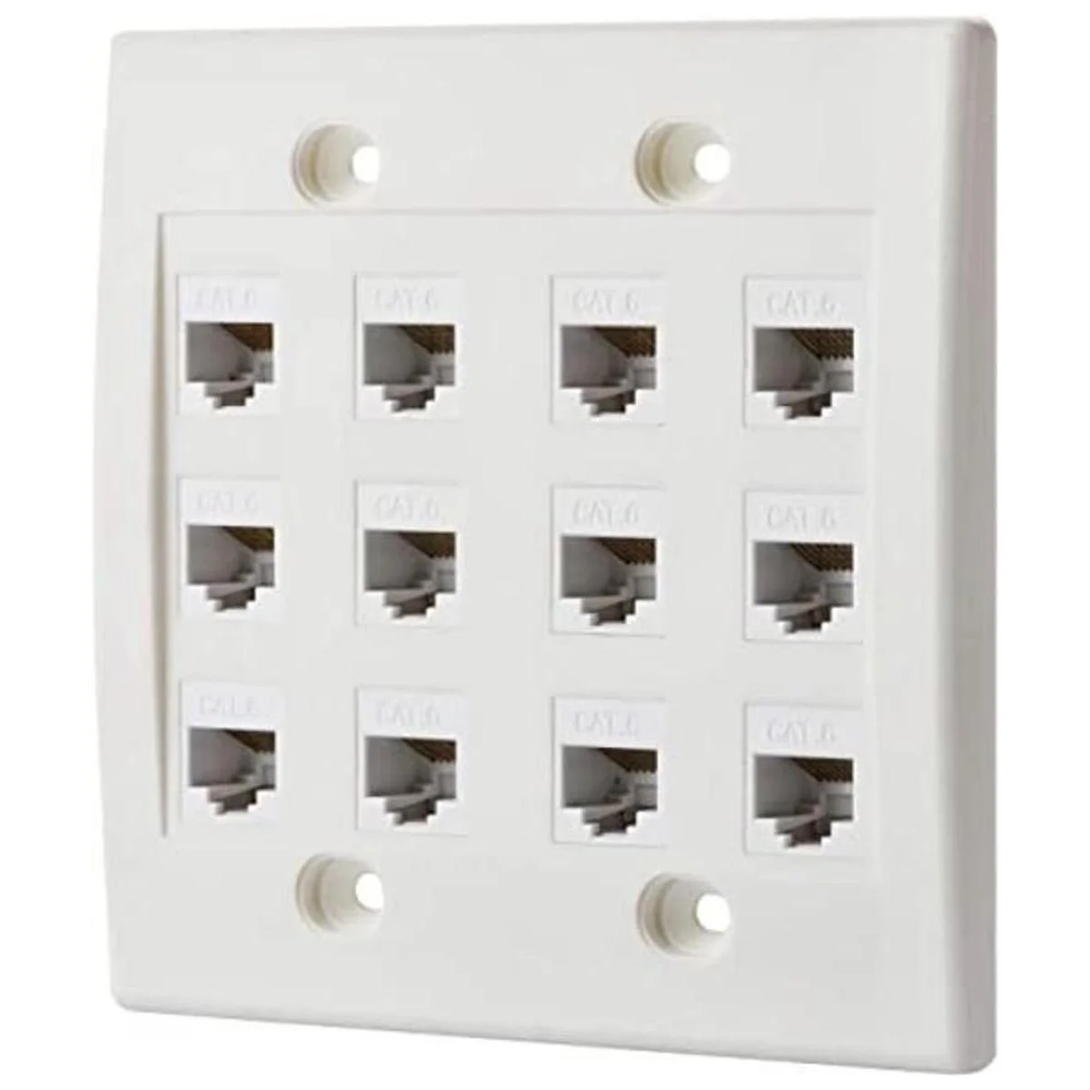 IBL Placa de pared Ethernet Keystone Cat6 hembra a_1