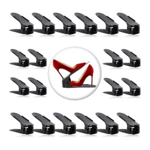 Neprock Organizador de ranuras para zapatos apilador de_1