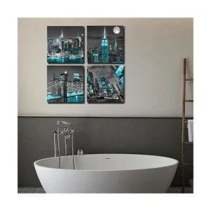 AnZhongArt Lienzo de la ciudad de Nueva York para pared_6