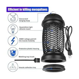 Exterminador de insectos Fvoai mosquitero electrónico_3