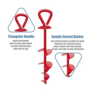 SHUNAI Cable y estaca de amarre para perros correa pesada_2
