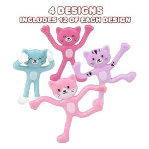 ArtCreativity Mini surtido de gatos flexibles juego de 48_4