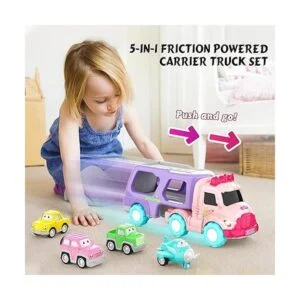 LASCOTON Juguetes para niñas de 1 a 2 años camión_3