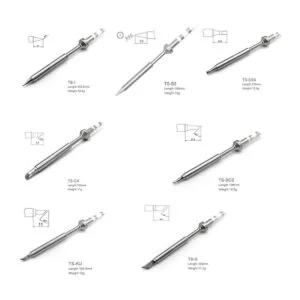 Juego de 7 puntas de soldador de repuesto para TS100_3