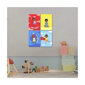 Arte de pared para habitación de niños decoración_5