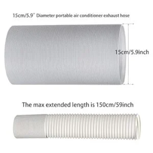 Kit de ventana de CA portátil con manguera de escape de_3
