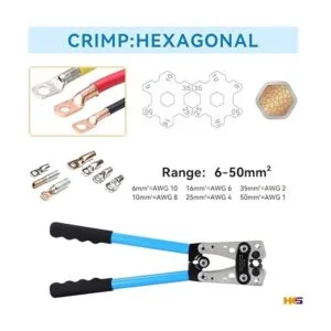 HKS Herramienta engarzadora de terminales de cable de_3