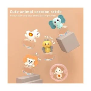 Eners Cuna musical para bebé con luces nocturnas y_4