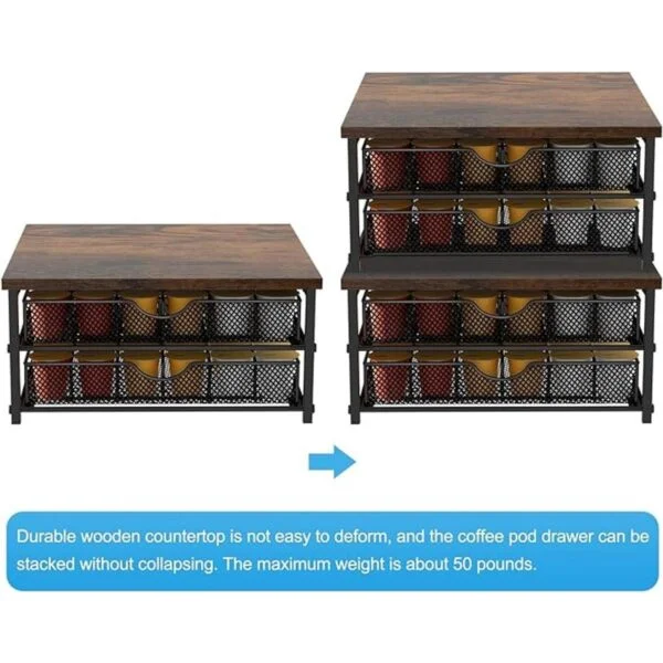 Soporte para cajones de café para cápsulas de café_4
