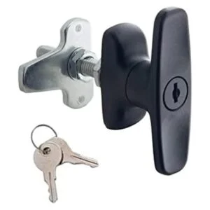 Juego de 2 llaves y cerraduras con manija en T para puerta_1