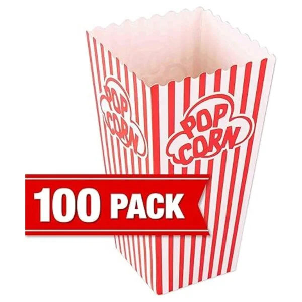 Cajas de contenedores para palomitas de maíz paquete de_2