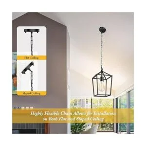 Lámpara colgante negra para isla de cocina lámpara_5