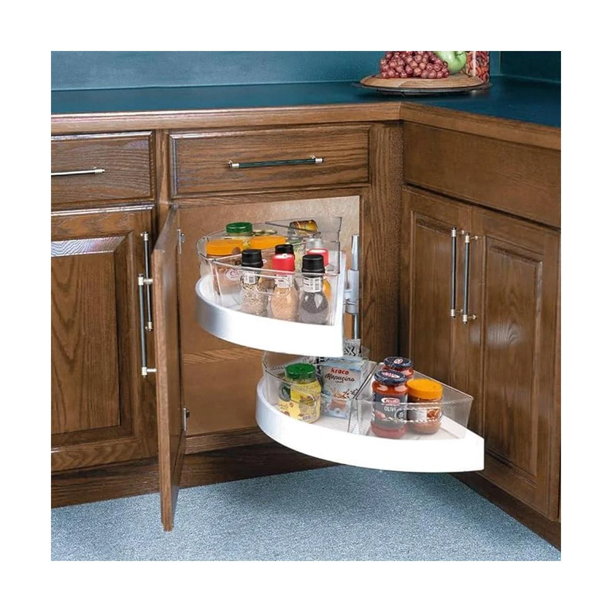 Sorbus Organizador de cubo de almacenamiento con cuña Lazy_4