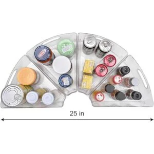 Sorbus Organizador de cubo de almacenamiento con cuña Lazy_3