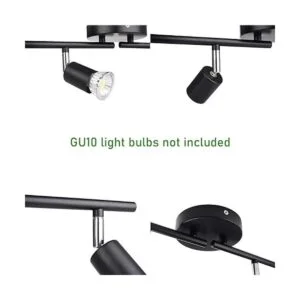 Meigour Kit de iluminación LED ajustable con 4 cabezales_5