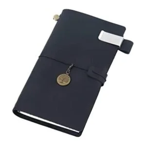 Moterm Travelers Cuaderno de viaje de cuero hecho a mano_1