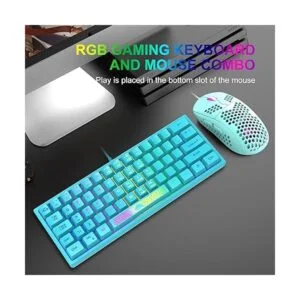 Combo de teclado y mouse para juegos 60 Samll Mini RGB_3