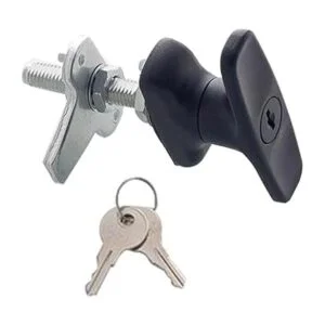Juego de 2 llaves y cerraduras con manija en T para puerta_5