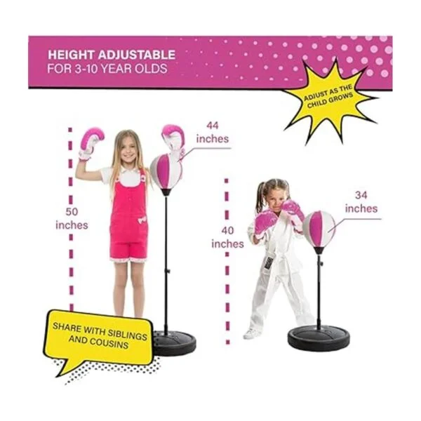 Whoobli Punching Bag for Kids Incl Boxing Gloves 310_3