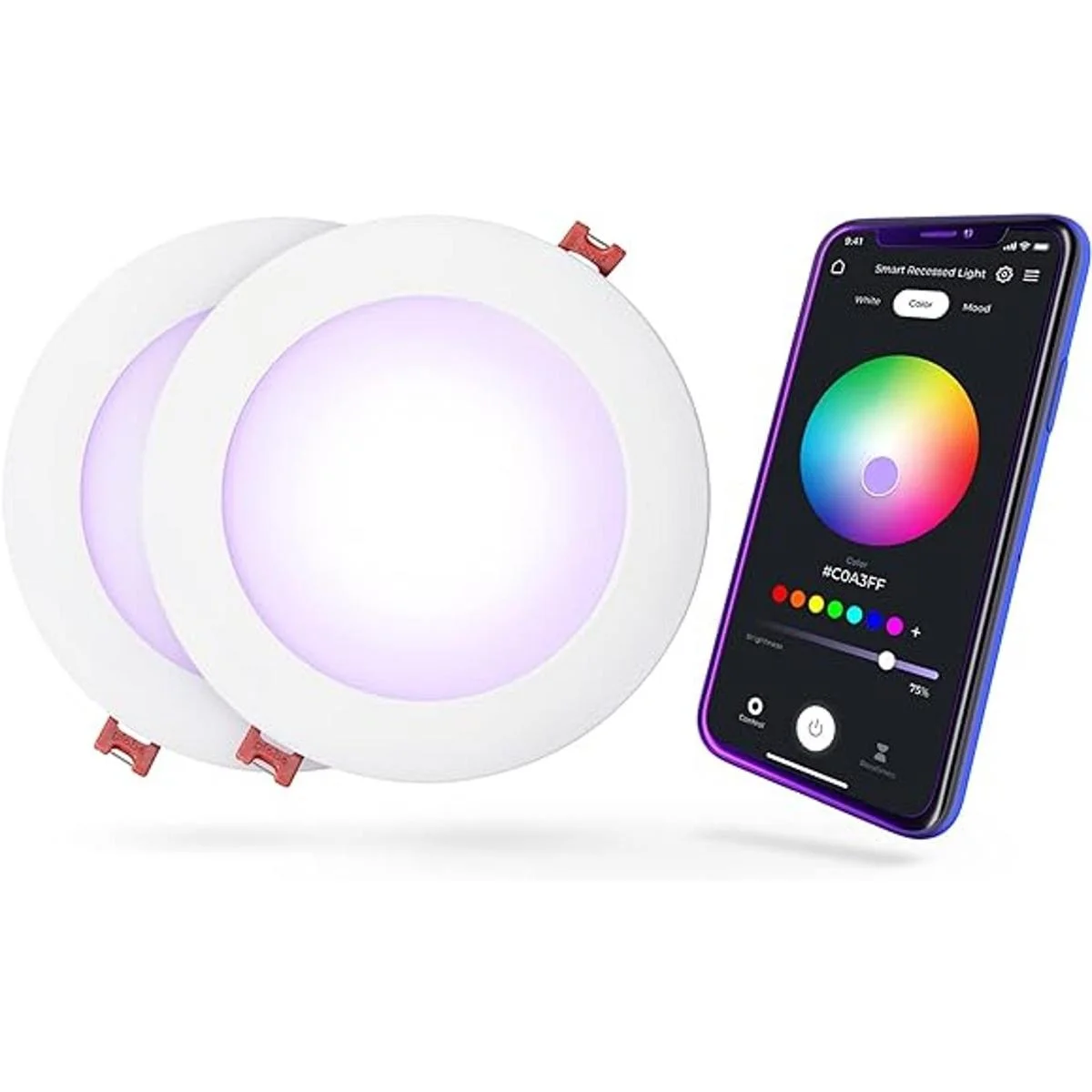 Globe Electric 50069 WiFi Smart 6 Ultra Slim LED_1