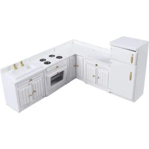 Haomian Kit de muebles de cocina de casa de muñecas 112_1