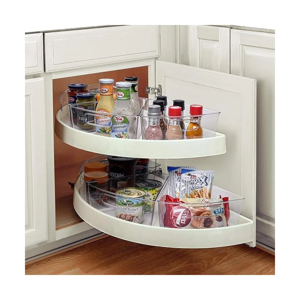 Sorbus Organizador de cubo de almacenamiento con cuña Lazy_2