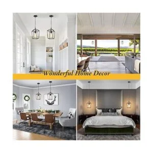 Lámpara colgante negra para isla de cocina lámpara_7