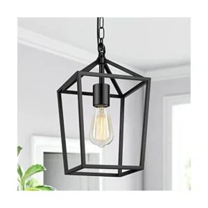 Lámpara colgante negra para isla de cocina lámpara_1