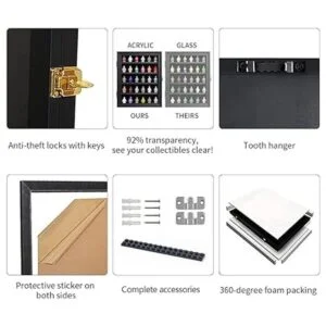 VERANI Minifigures Vitrina en miniatura coleccionable_5