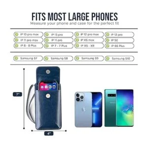 Claasico Cartera cruzada y funda para teléfono para_3